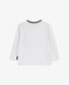 Longsleeve tricotat alb pentru băieți Gulliver