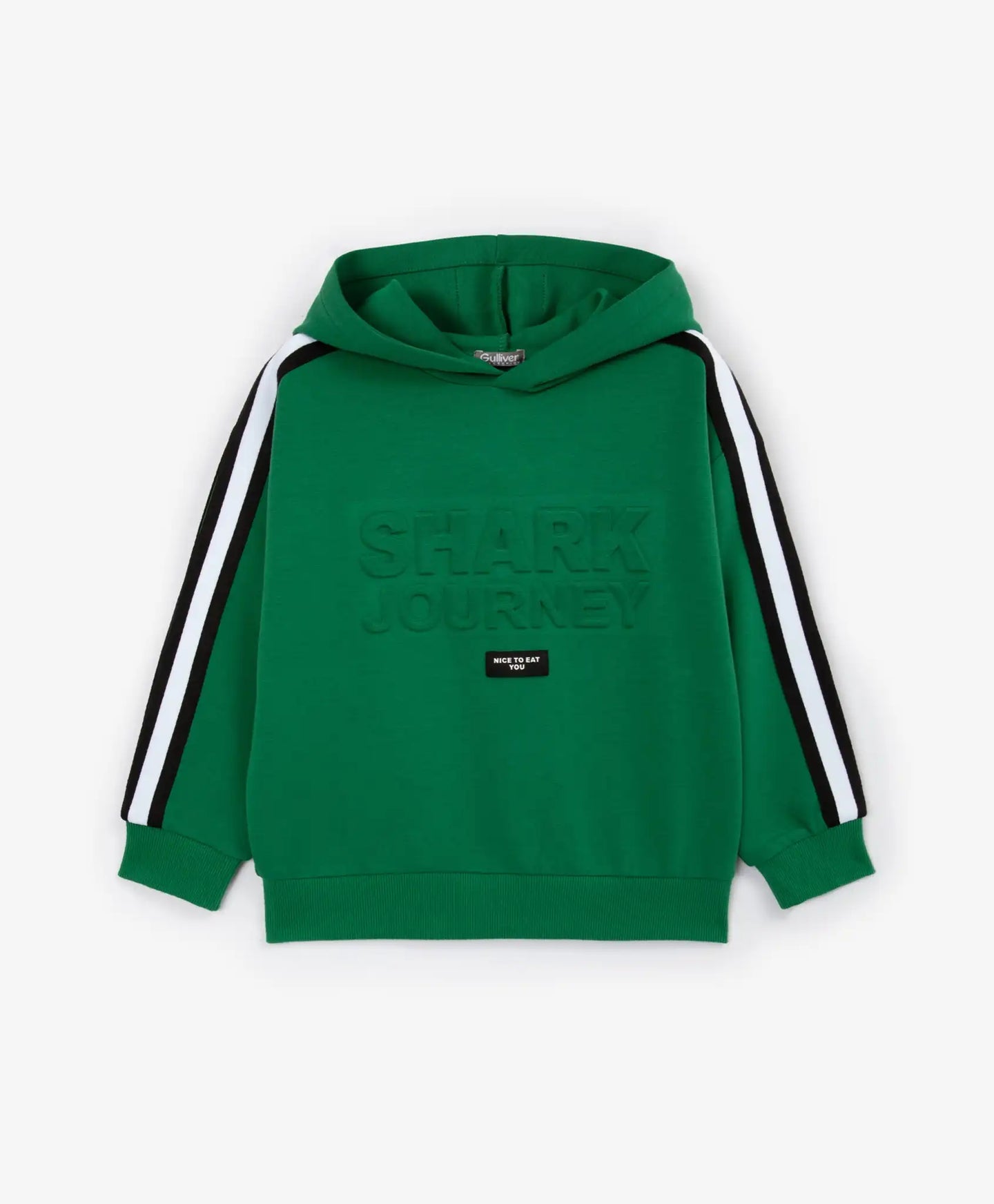 Hoodie oversized din tricot verde pentru băieți Gulliver