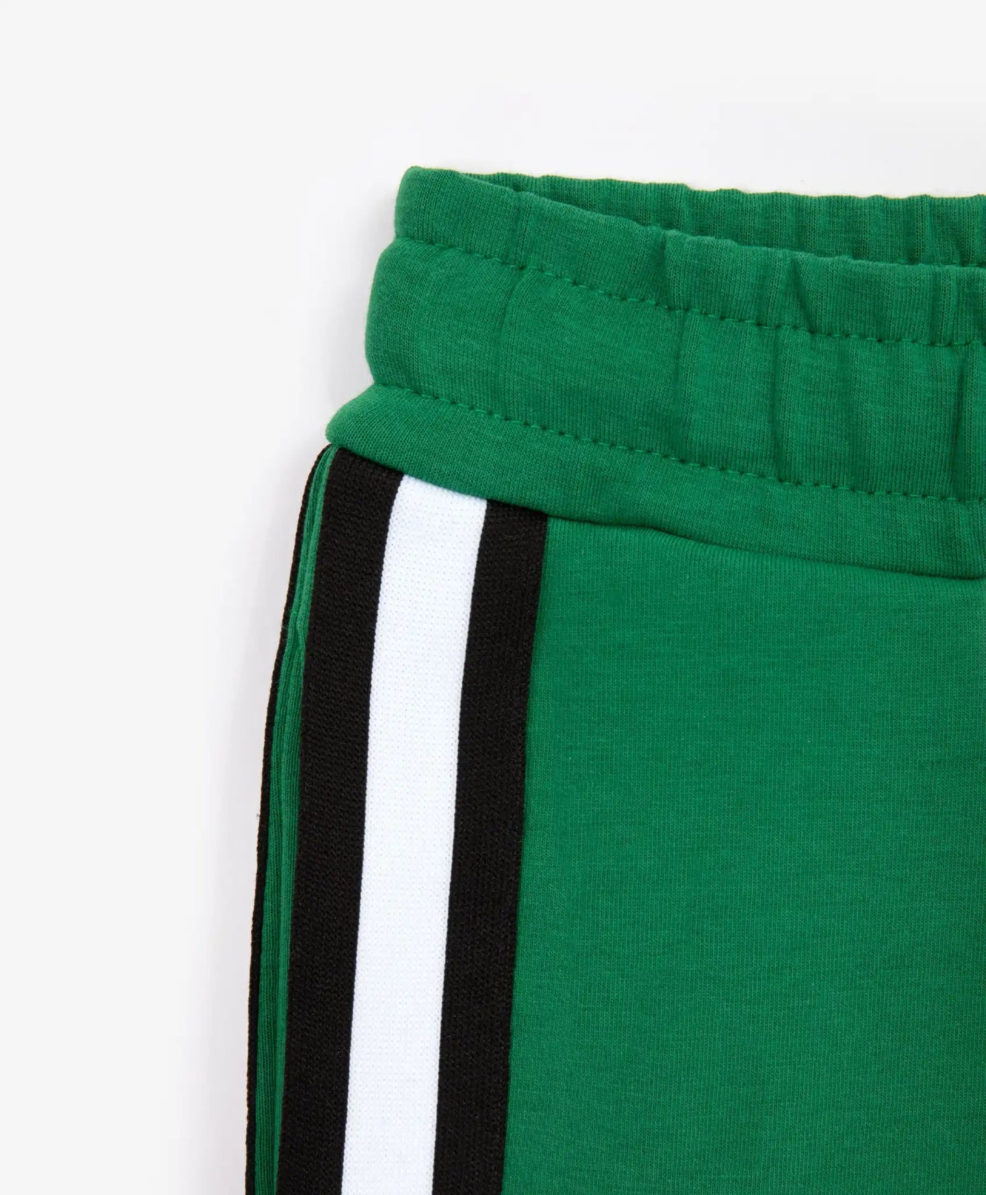 Pantaloni tricot cu dungi laterale, verzi, pentru băiat, Gulliver