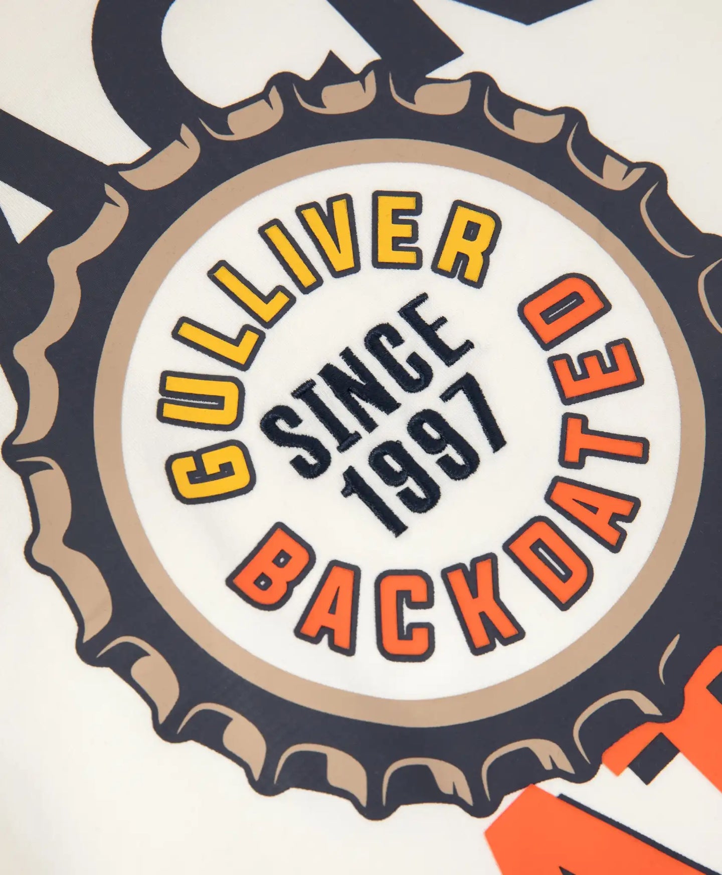 Longsleeve tricotat cu imitație de straturi crem pentru băieți Gulliver