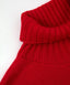 Rochie tricotată cu mâneci lungi, roșie, pentru fete de la Gulliver