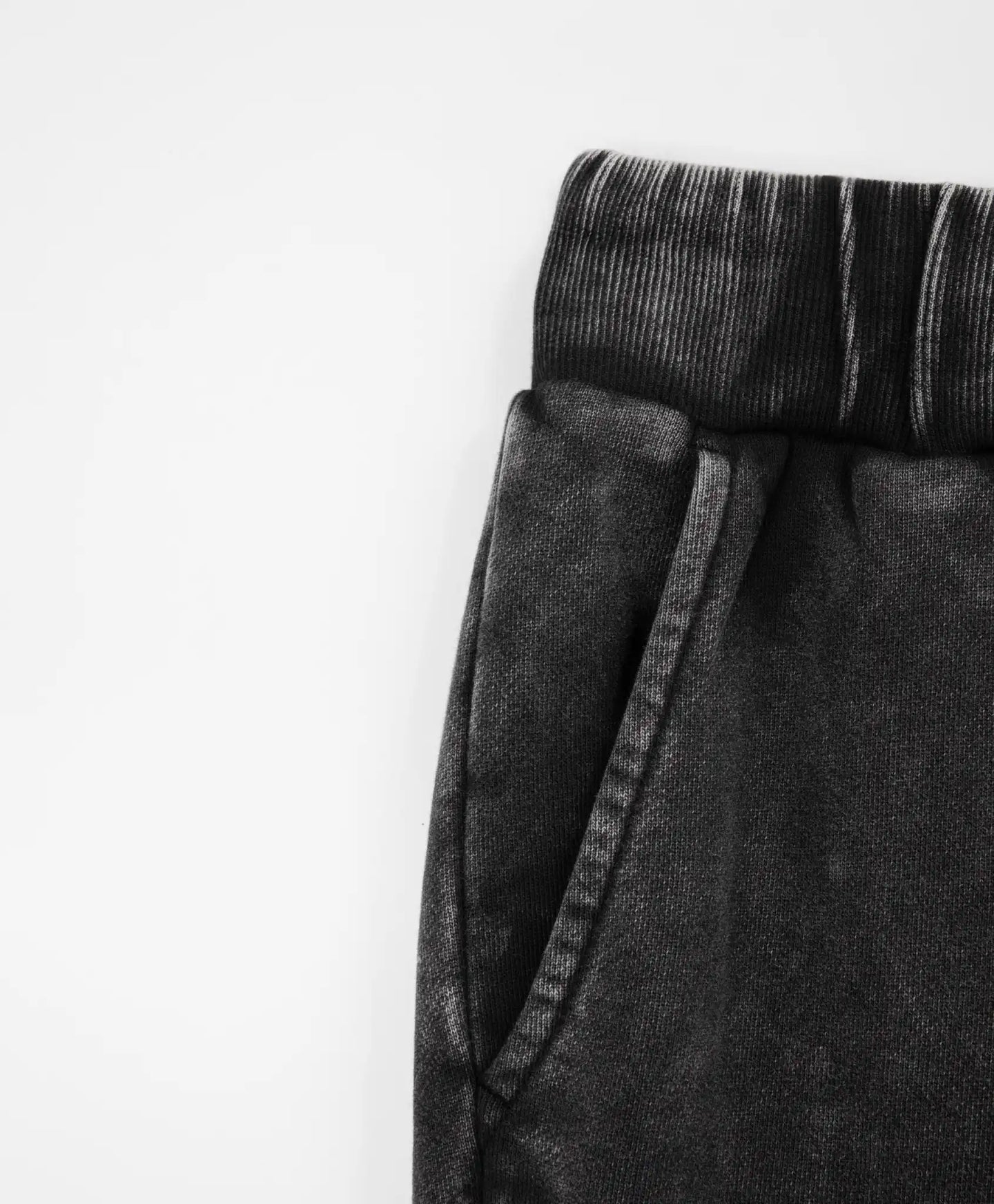 Joggeri din footer spălat, gri, pentru fată, Gulliver