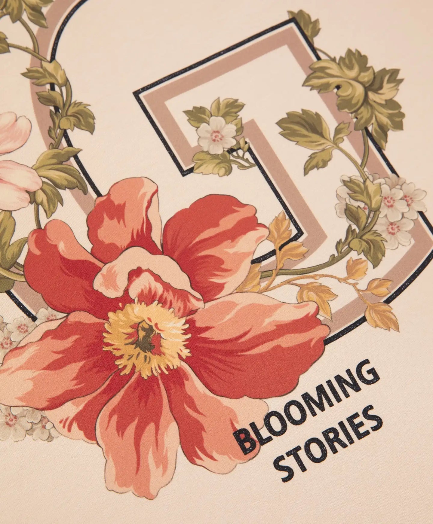 Longsleeve tricotat cu imprimeu bej pentru fete Gulliver