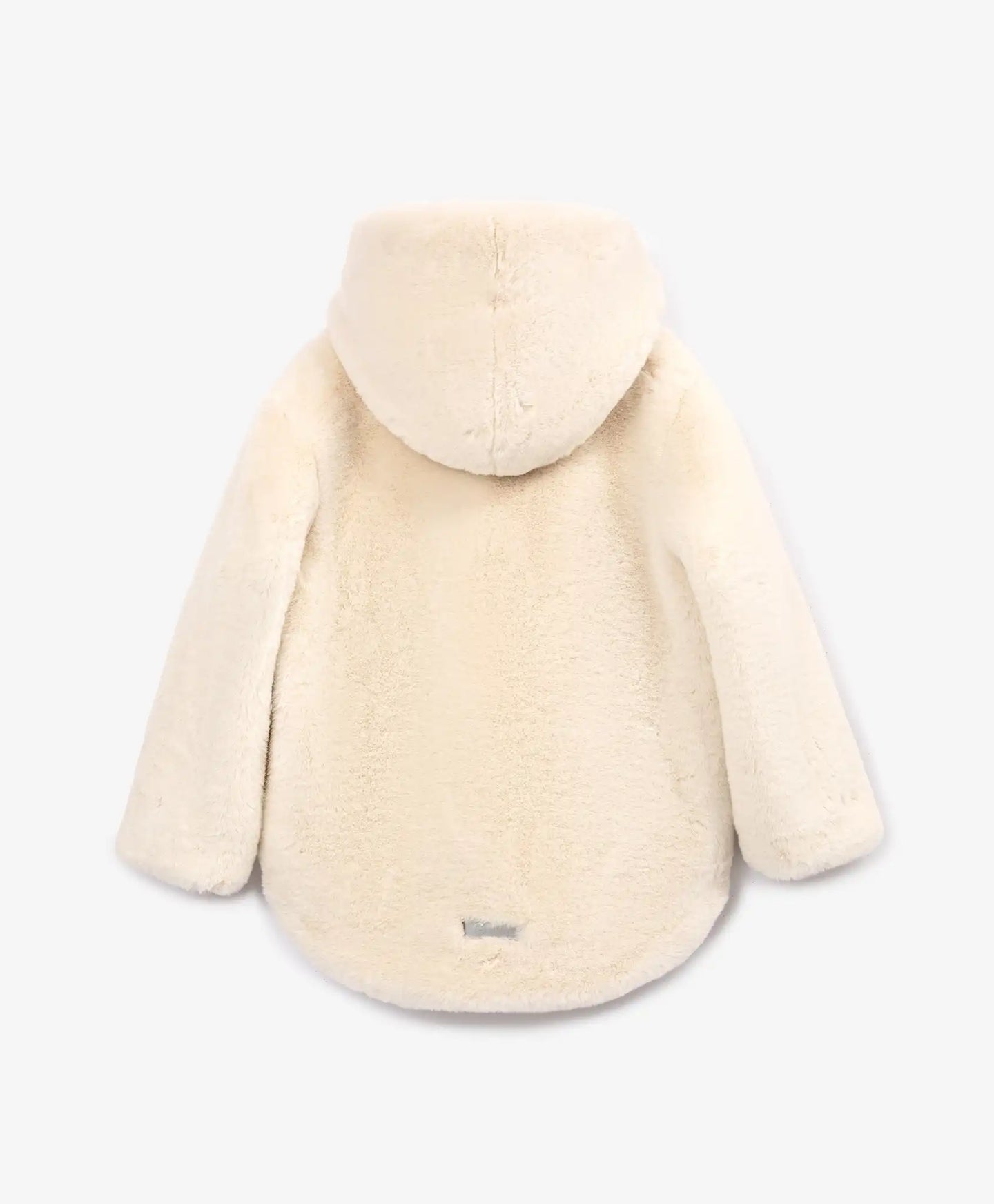 Geacă semilung din piele sintetică bej pentru fete, Gulliver