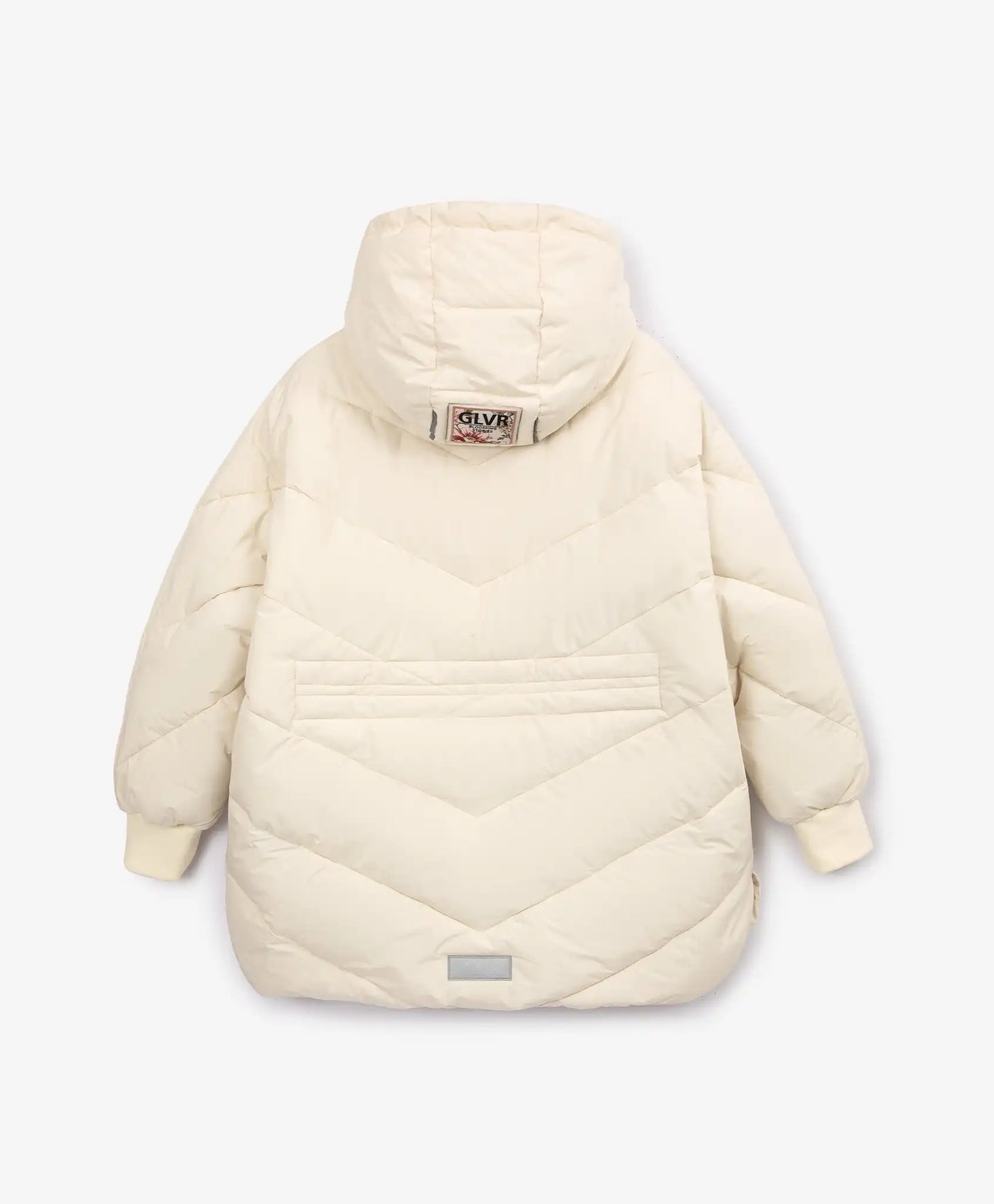 Geacă semilung, cape matlasată crem pentru fete, Gulliver