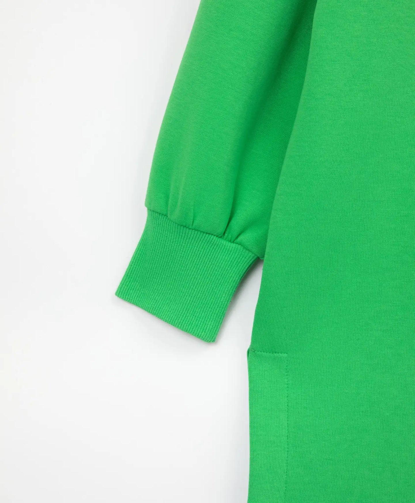 Rochie tricotată cu mâneci lungi, verde, pentru fete de la Gulliver