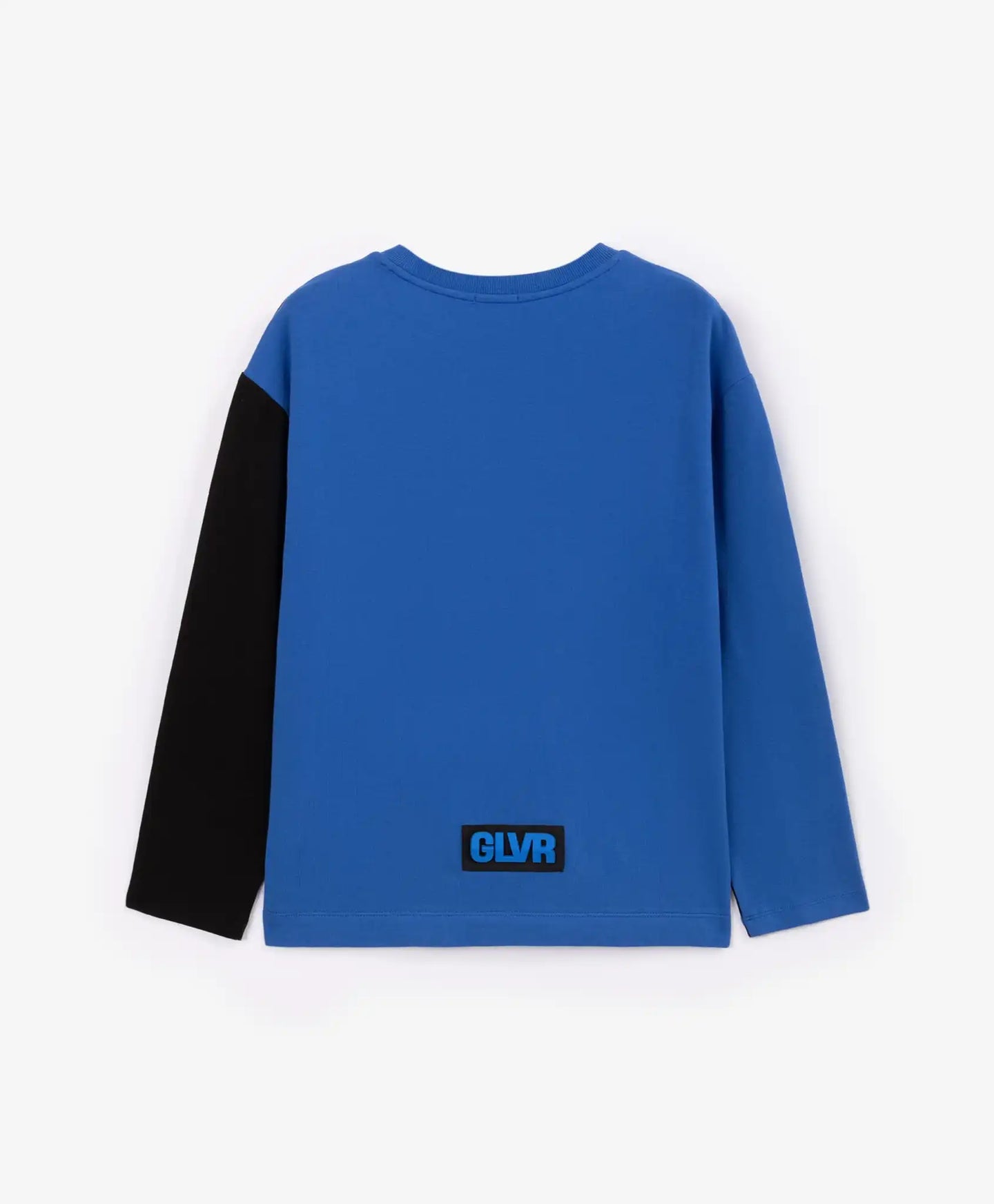 Longsleeve tricotat cu imprimeu albastru pentru băieți Gulliver