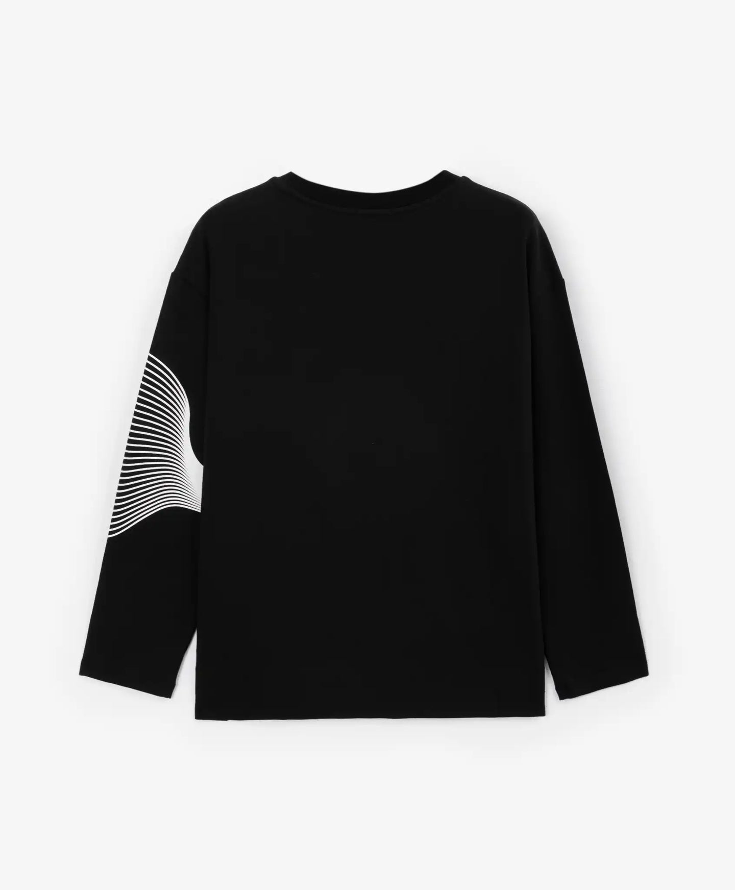 Longsleeve tricotat cu imprimeu negru pentru băieți Gulliver