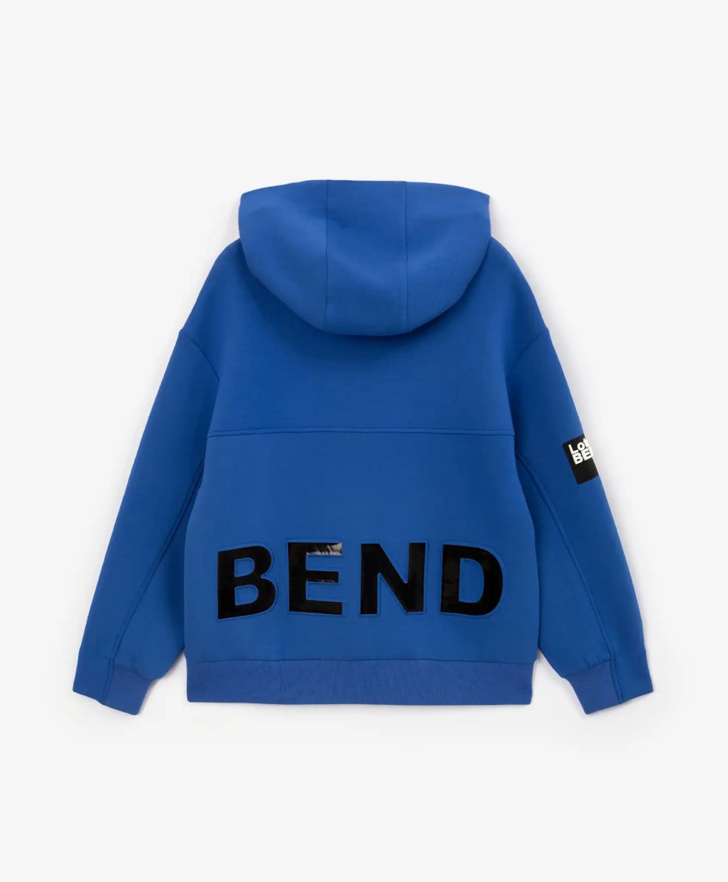 Hoodie albastru oversized din neopren pentru băieți Gulliver