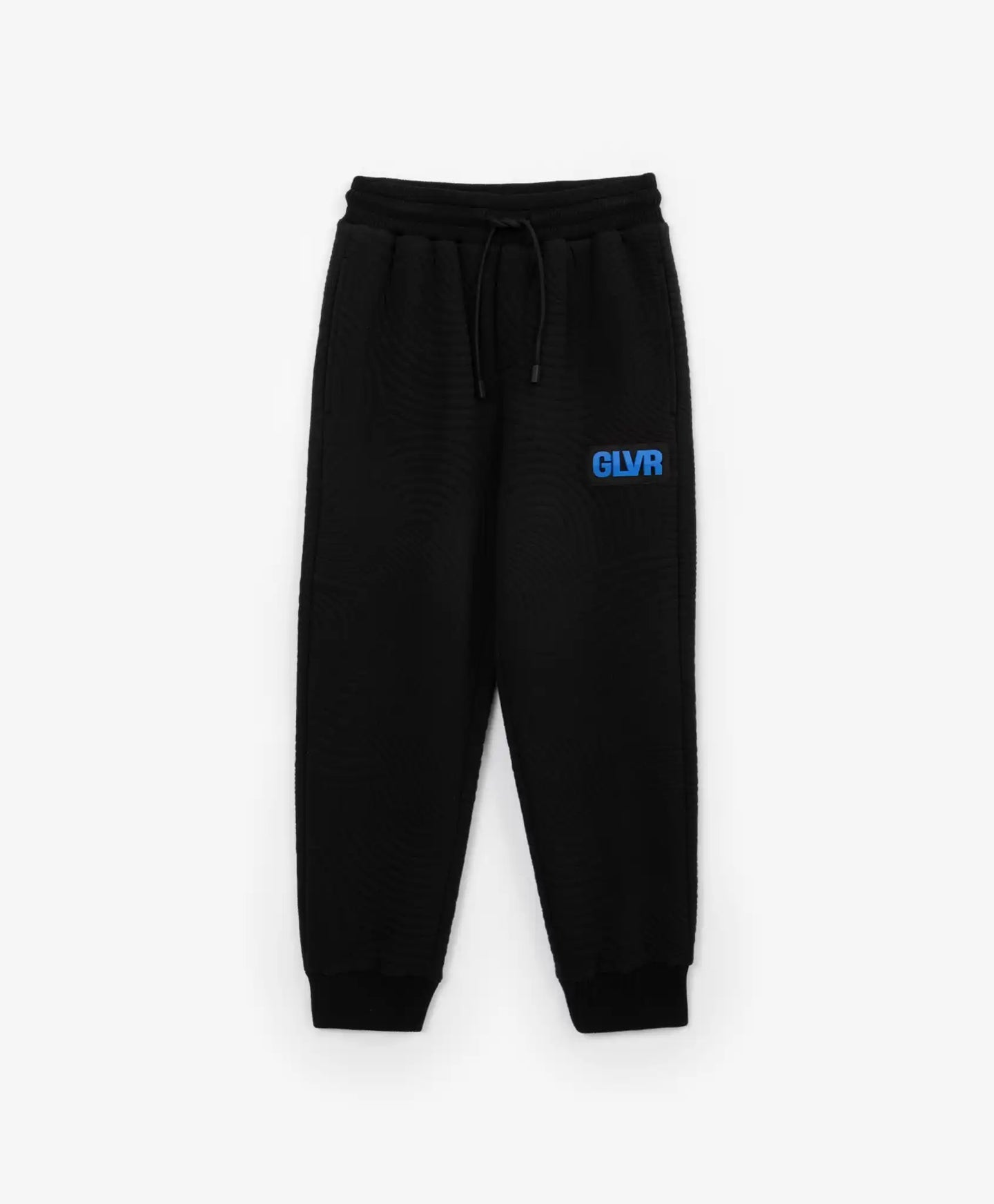 Joggeri tricot, cu imprimeu, negri, pentru băiat, Gulliver