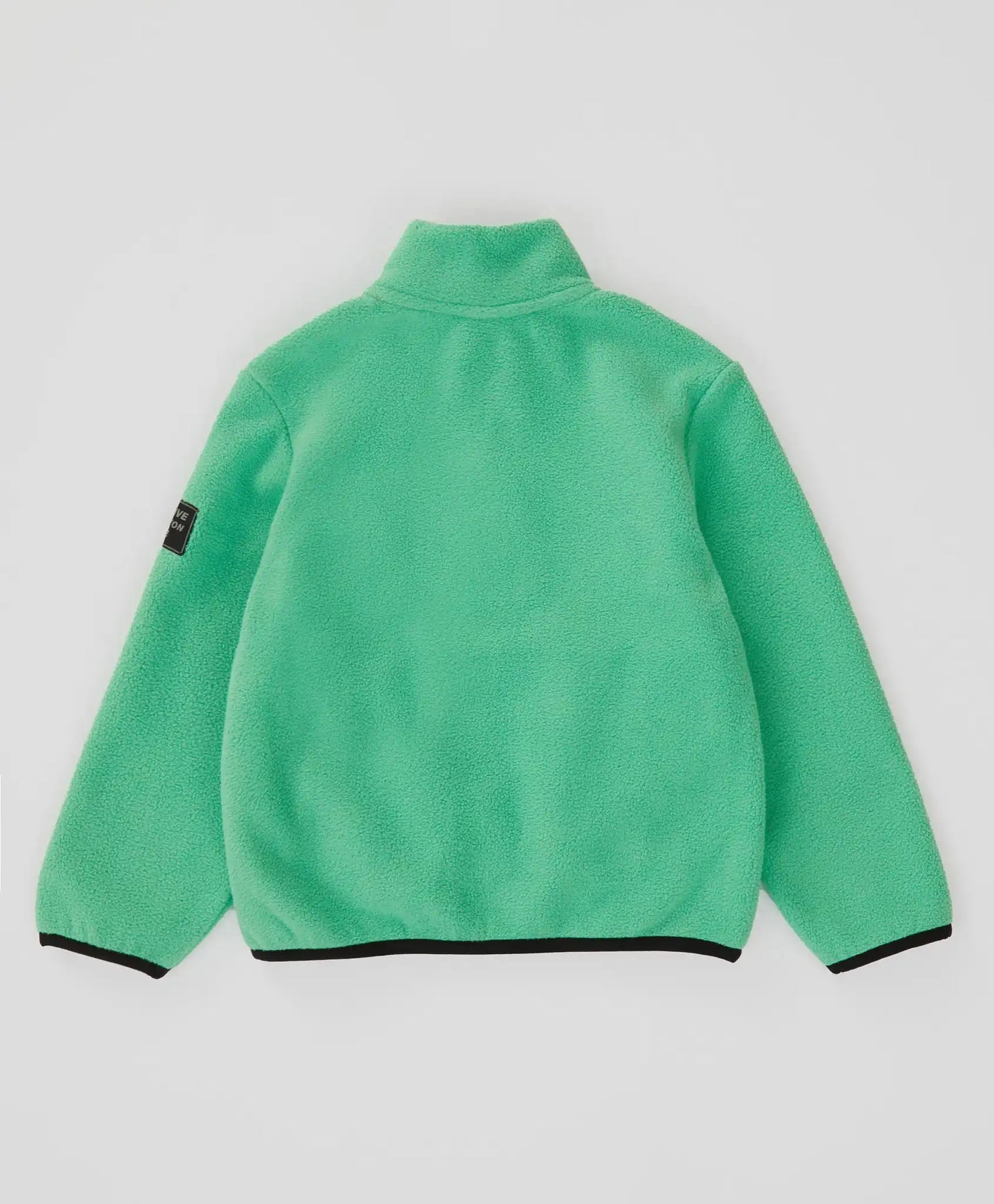 Coupe-vent moale din polar cu fermoar, verde, pentru copii, Button Blue