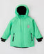 Geacă de sezon intermediar rezistentă la apă cu glugă și manșete mitene, verde, pentru băiat, Button Blue