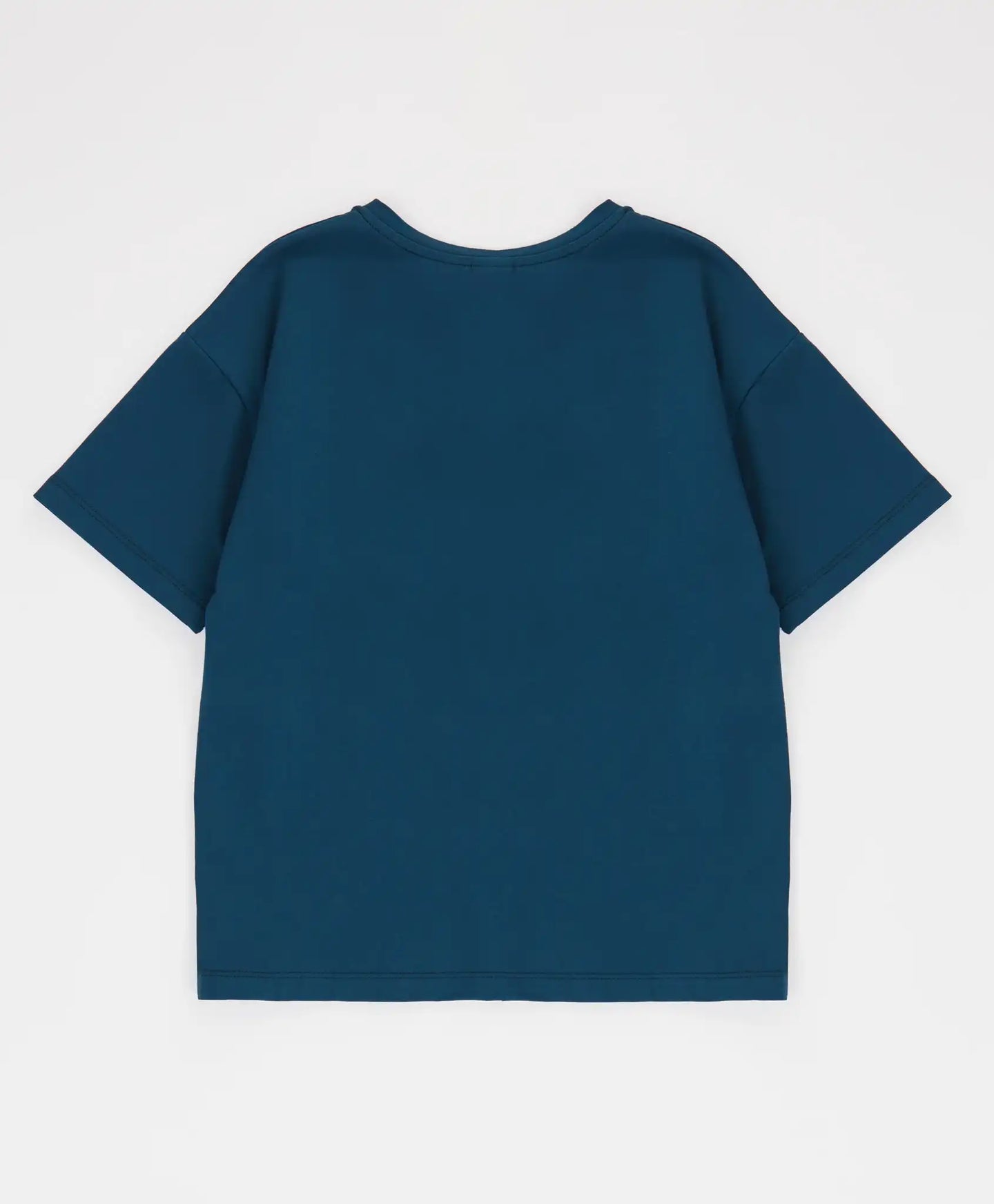 Tricou cu mânecă scurtă și imprimeu, albastru, pentru copii, Button Blue