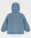 Geacă de sezon intermediar cu glugă, matlasată, albastră, pentru copii, Button Blue