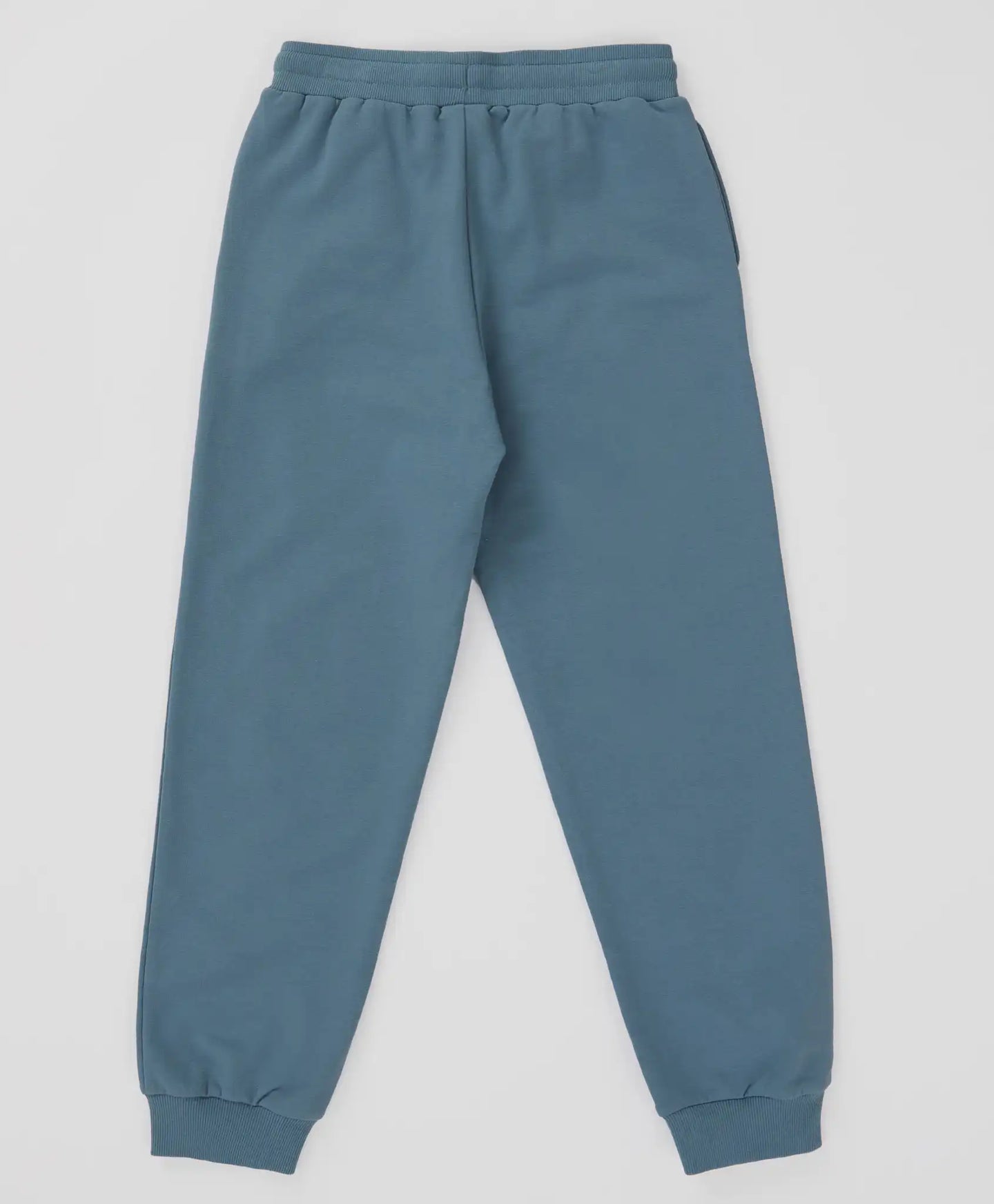 Joggeri de bază, cu talie elastică și imprimeu, albaștri, pentru copii, Button Blue