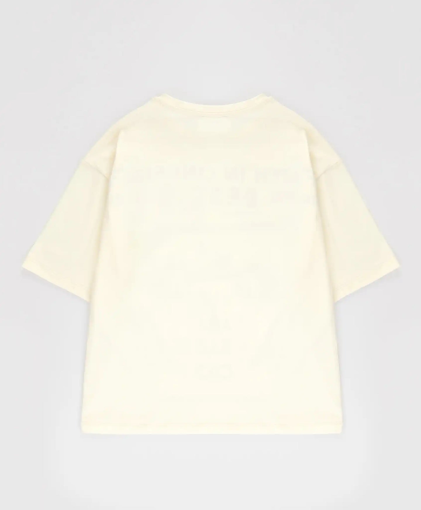 Tricou cu mânecă scurtă și imprimeu, crem, pentru băiat, Button Blue