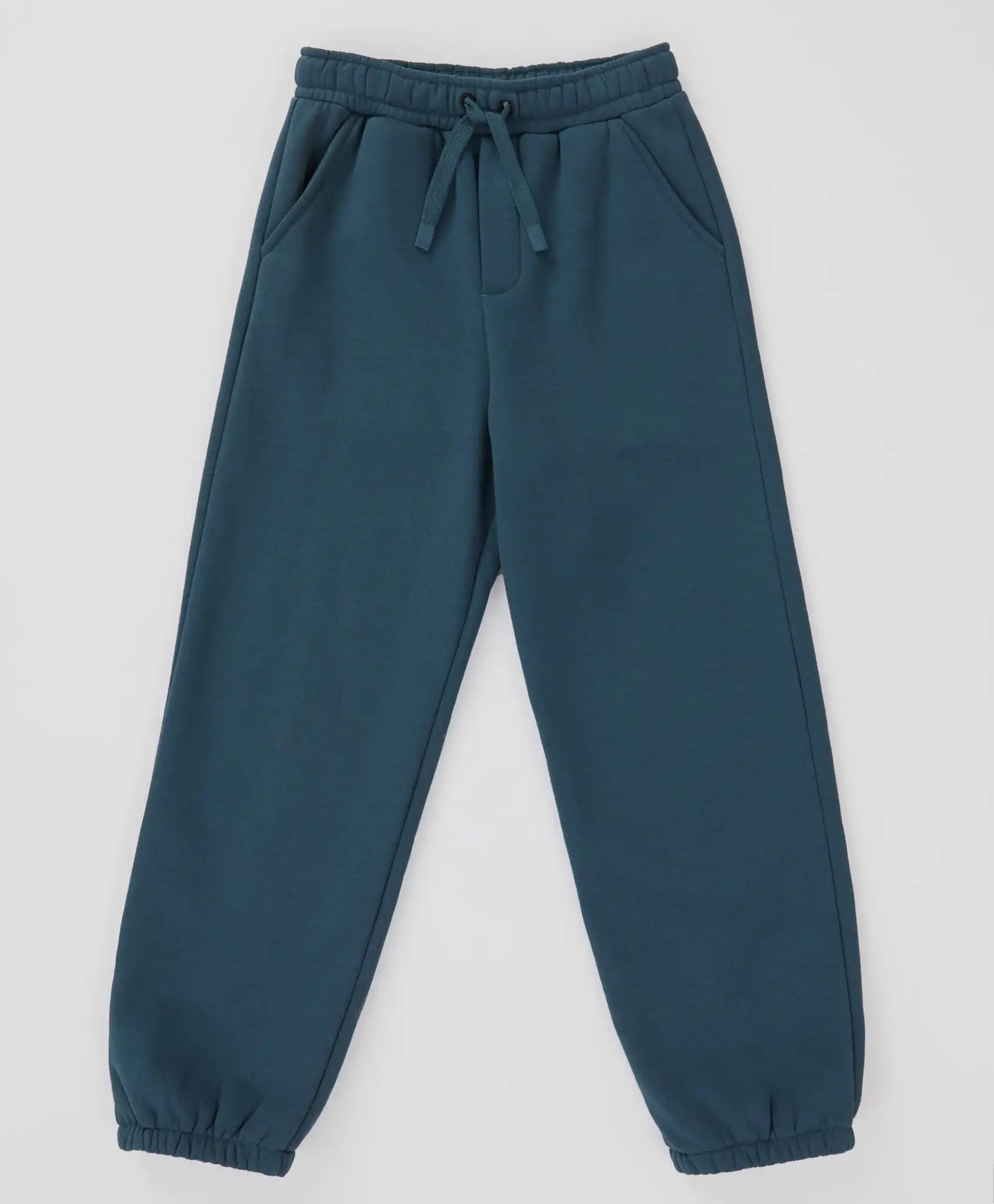 Joggeri cu talie elastică, bleumarin, pentru copii, Button Blue