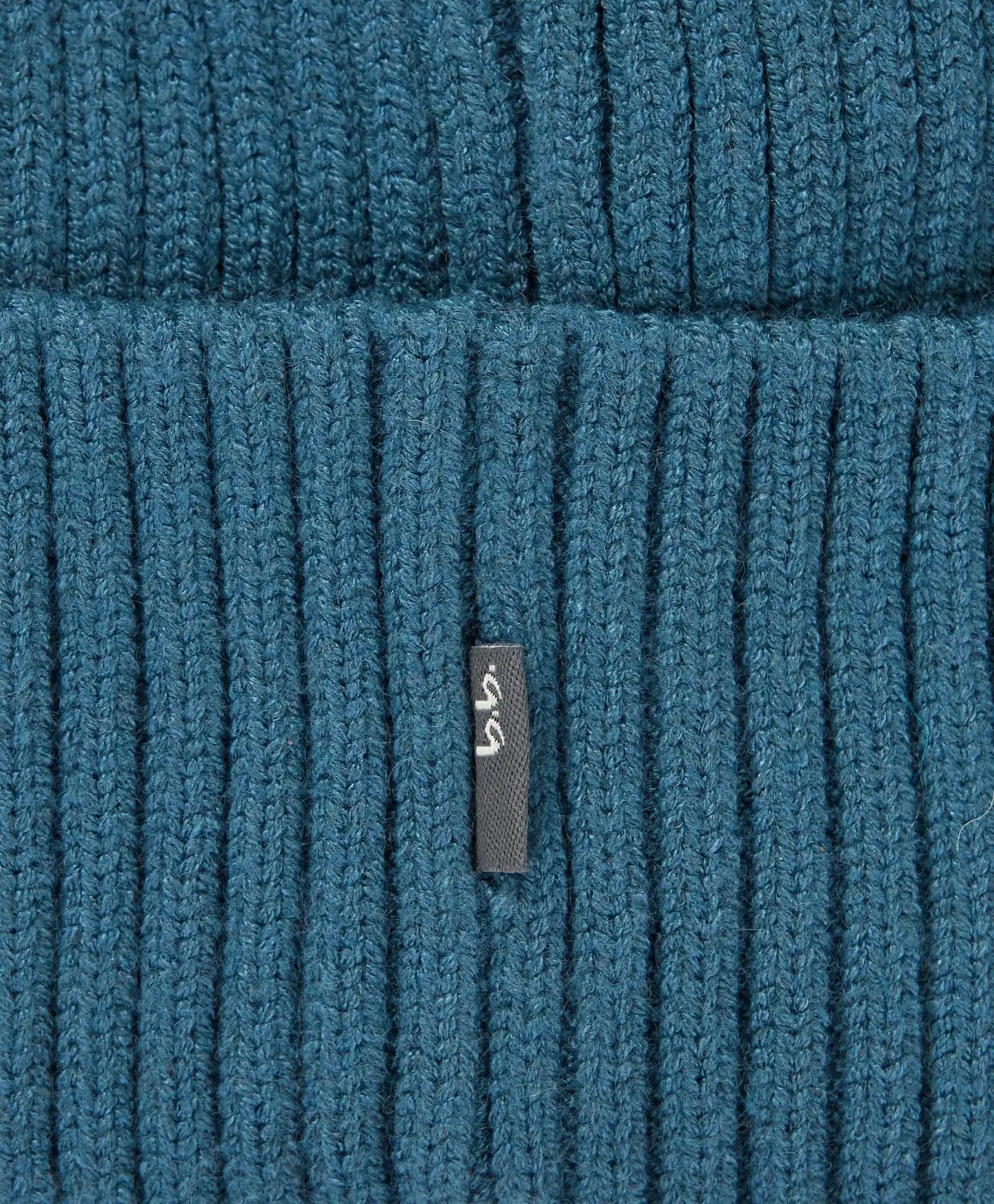 Căciulă tricotată cu tiv albastru pentru copii Button Blue