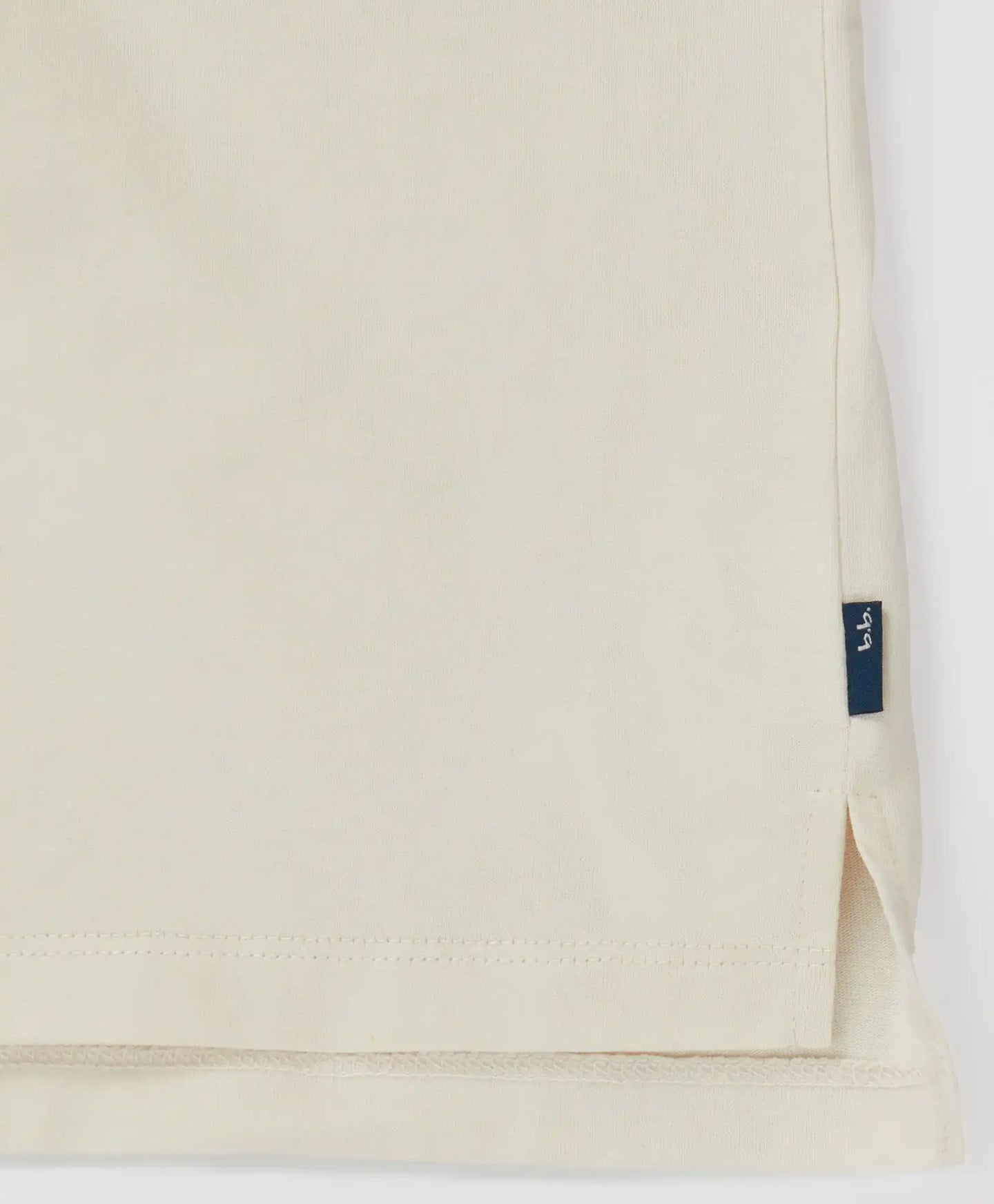 Tricou cu mâneci scurte și buzunar crem pentru băieți Button Blue