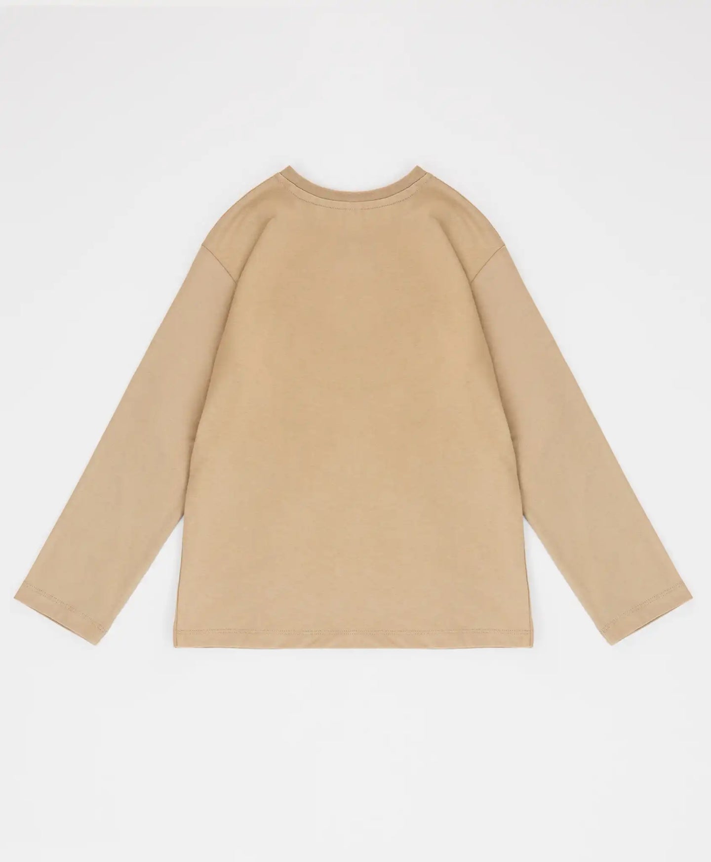 Longsleeve cu imprimeu de baschet bej pentru băieți Button Blue