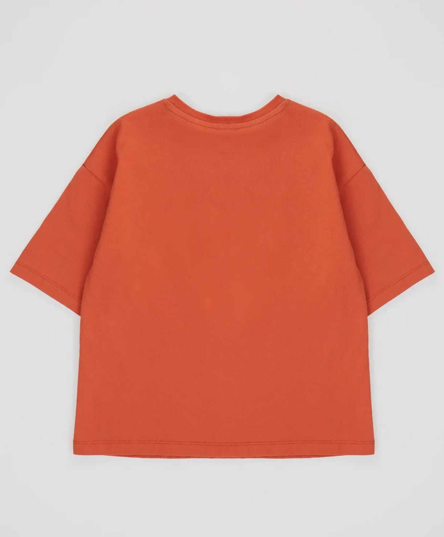 Tricou cu mâneci scurte și imprimeu de baschet portocaliu pentru băieți Button Blue