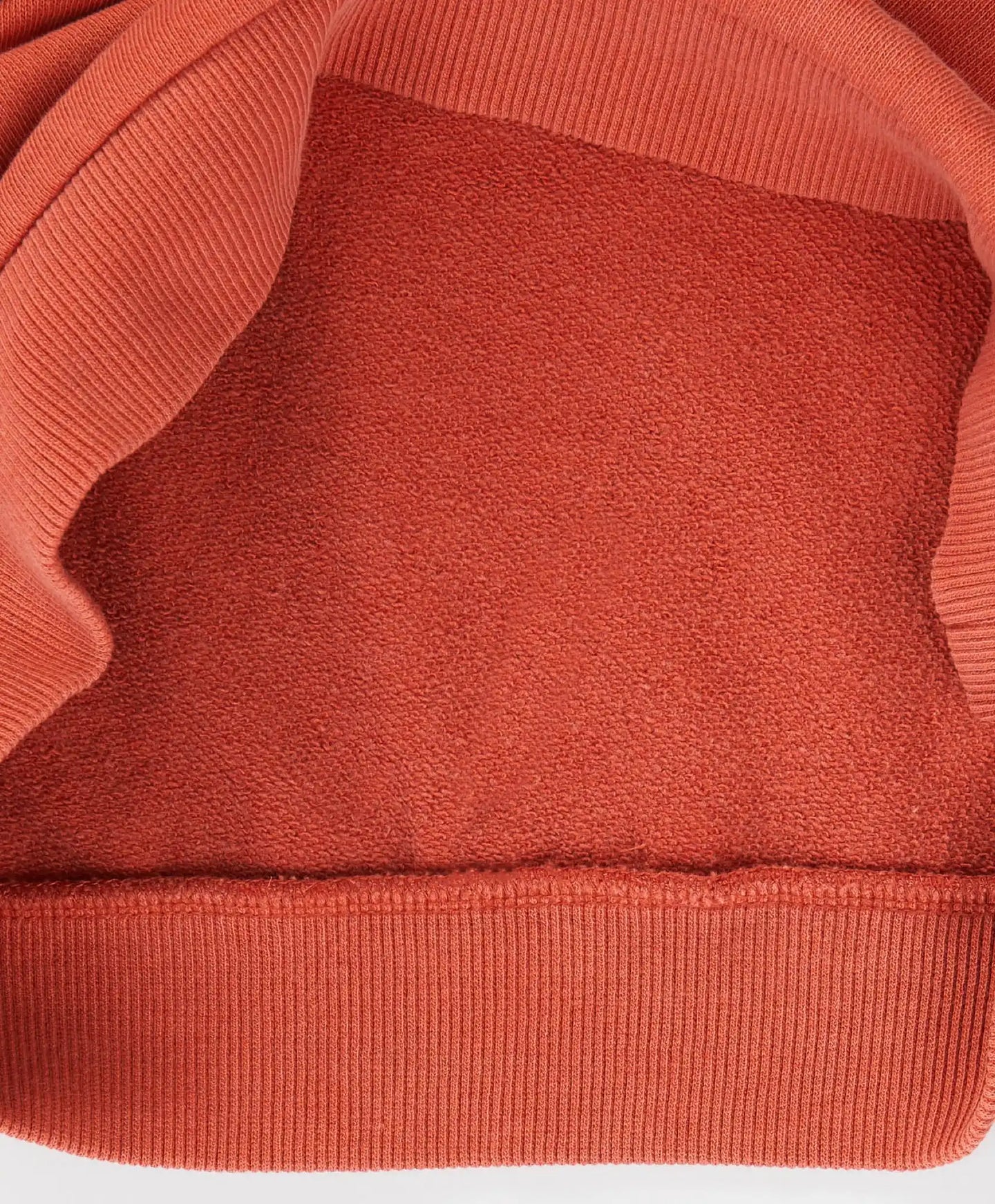 Hanorac fără fermoar cu glugă și buzunare portocaliu pentru copii Button Blue