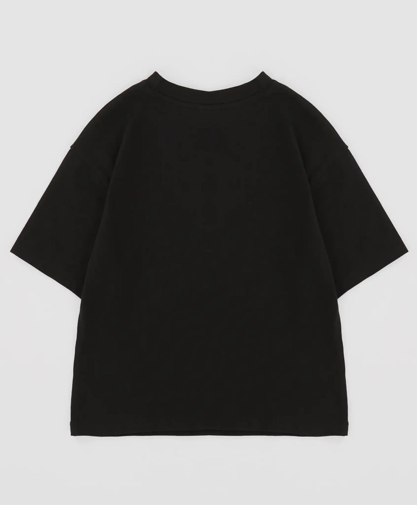 Tricou cu mâneci scurte și imprimeu metalizat negru pentru băieți Button Blue