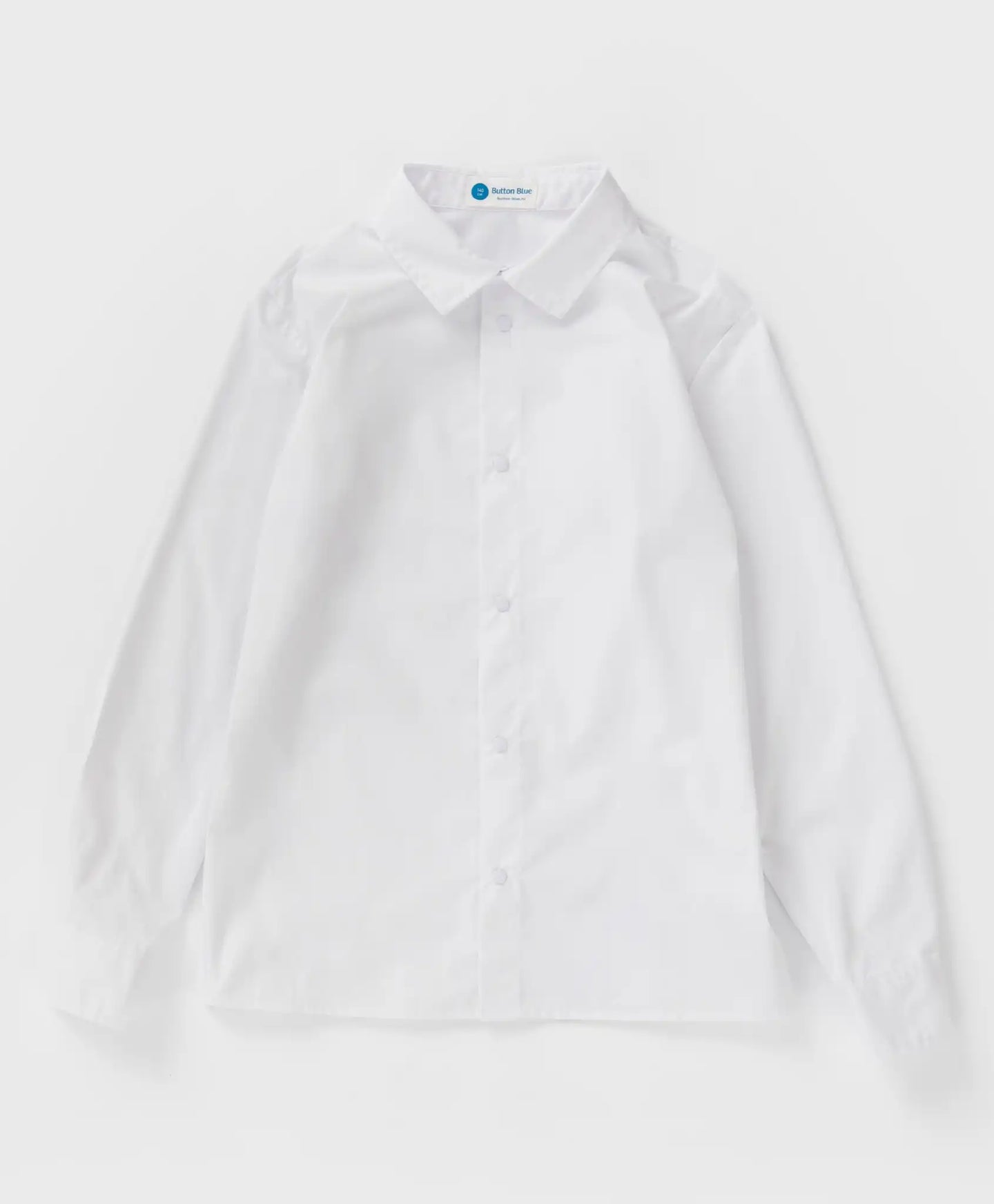 Cămașă cu nasturi și guler alb Button Blue