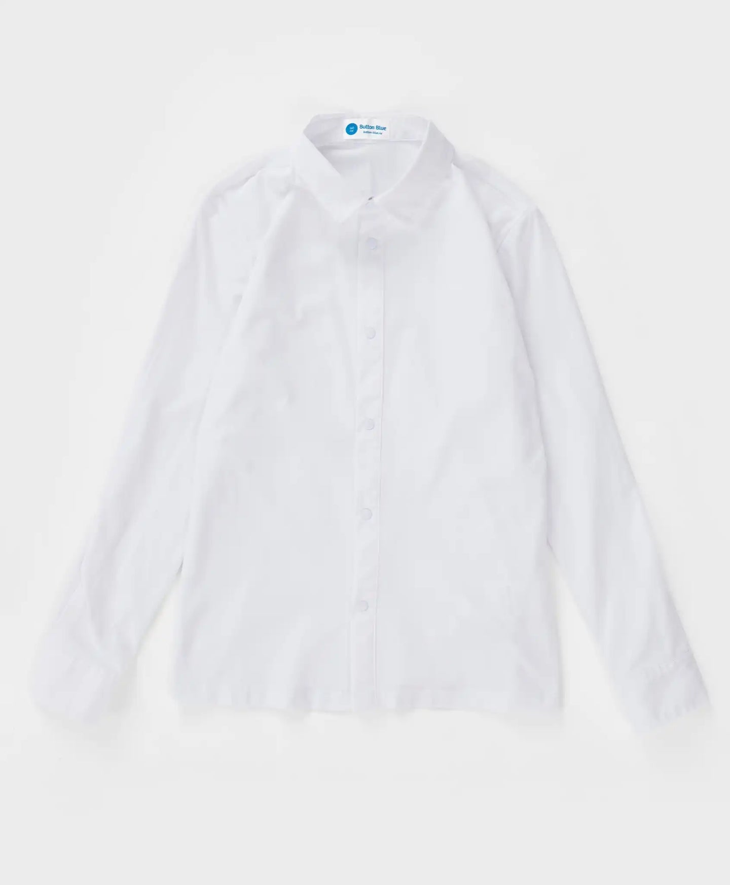 Cămașă cu guler și nasturi alb Button Blue