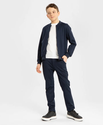 Hanorac bomber deschis albastru Button Blue