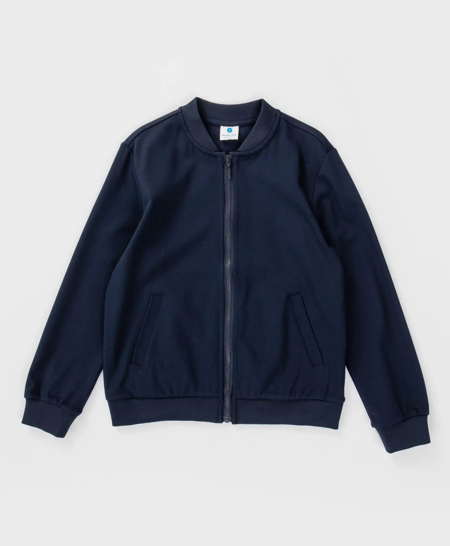 Hanorac bomber deschis albastru Button Blue
