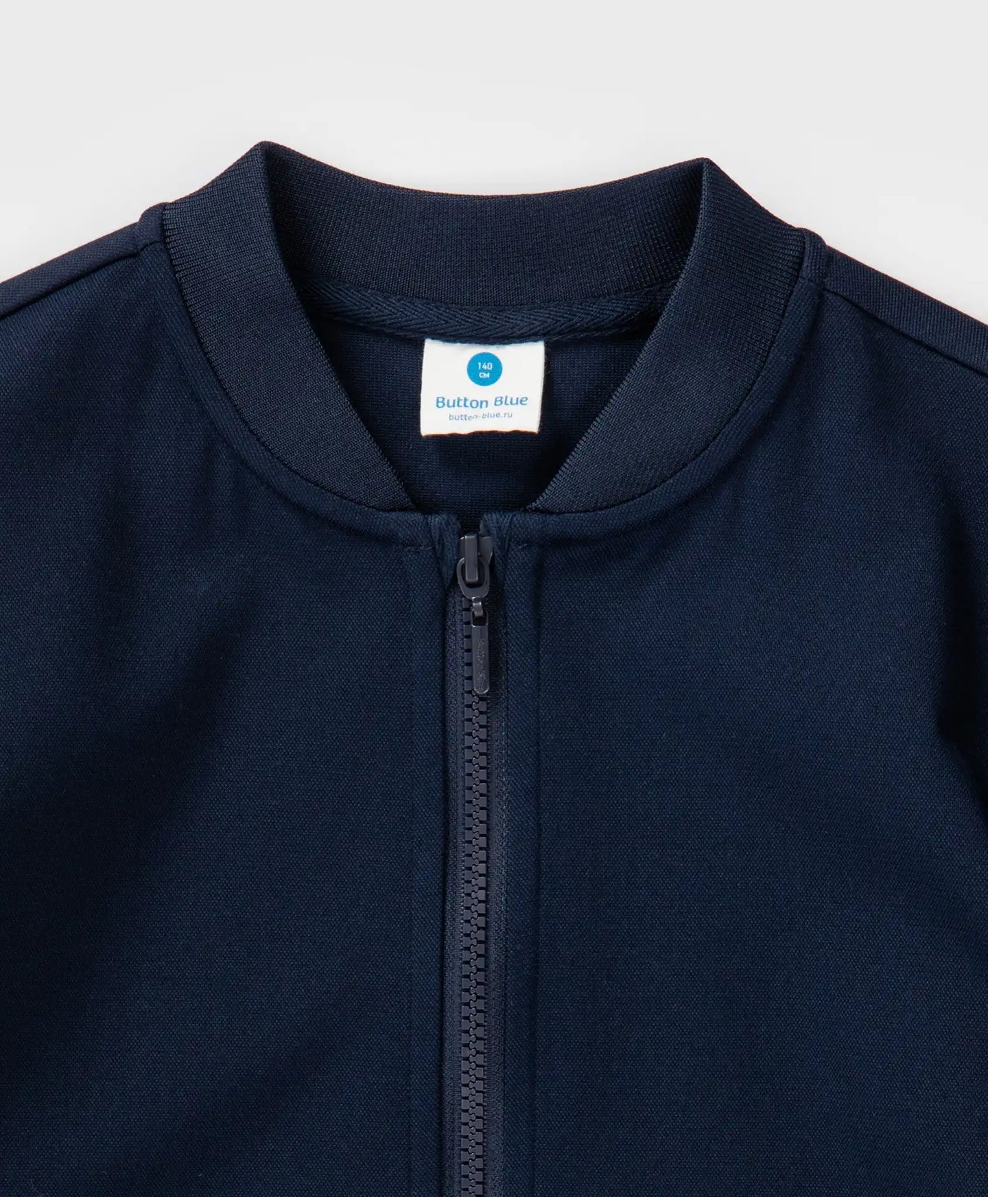 Hanorac bomber deschis albastru Button Blue