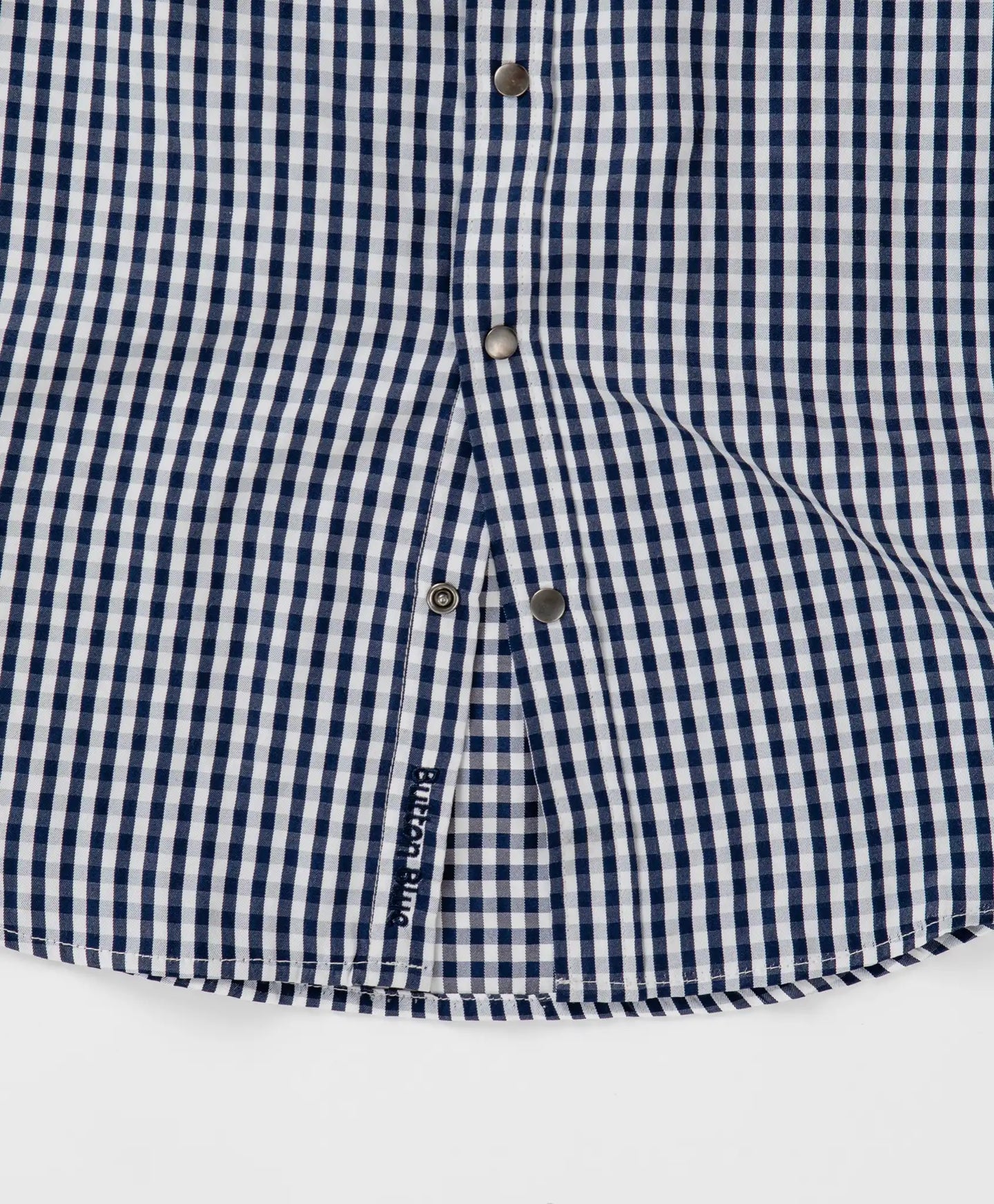 Cămașă cu mâneci lungi carouri albastru Button Blue