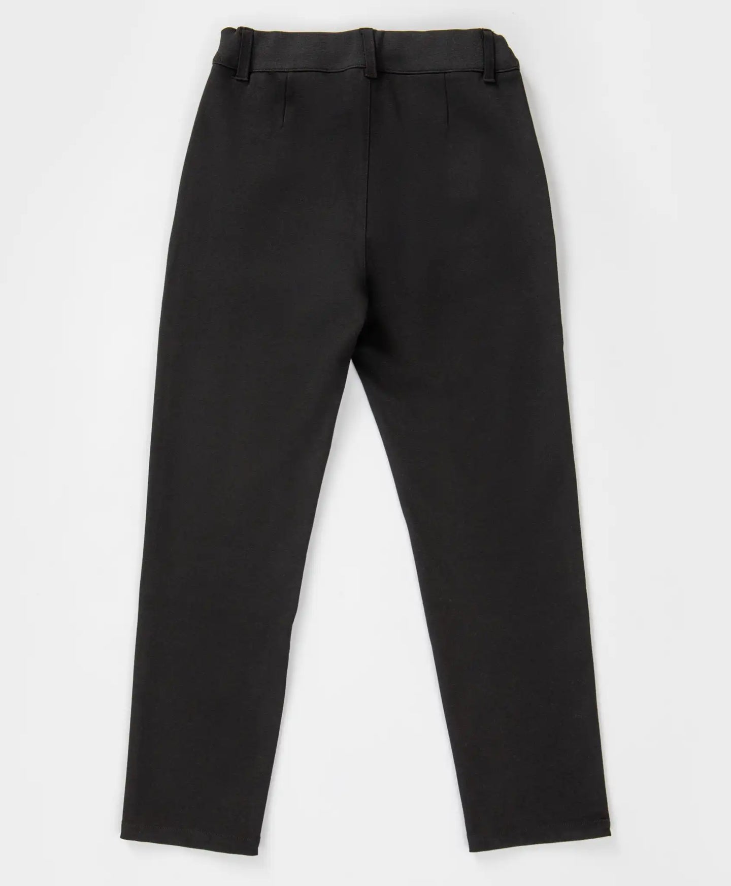 Pantaloni cu dungi presate, negri, Button Blue