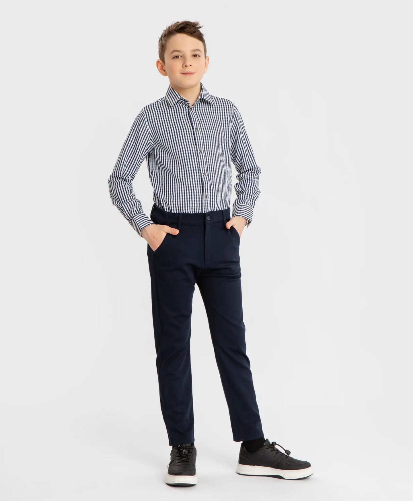 Pantaloni slim, albaștri, Button Blue