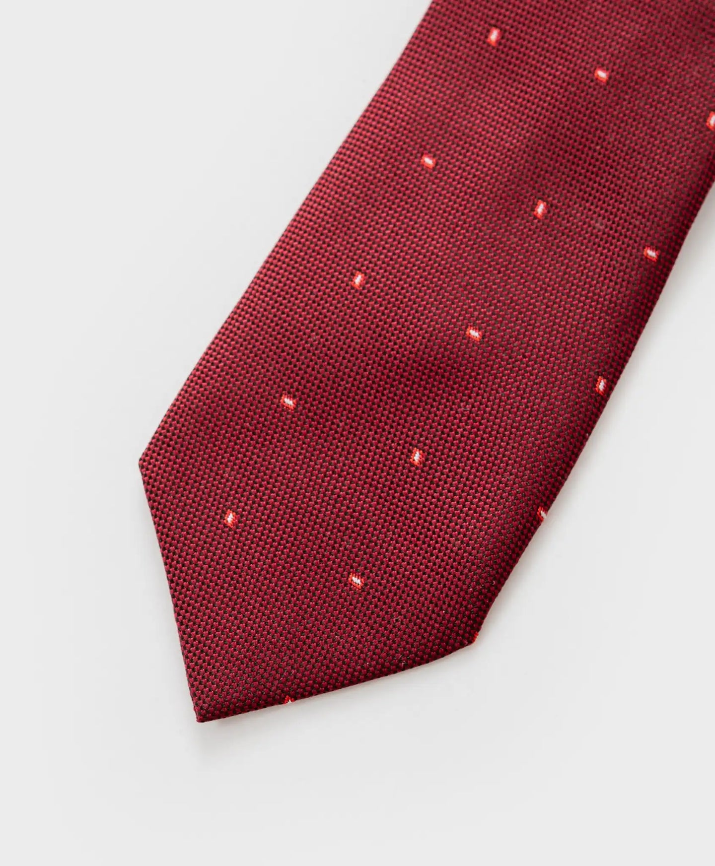 Cravată pe elastic, roșie, Button Blue