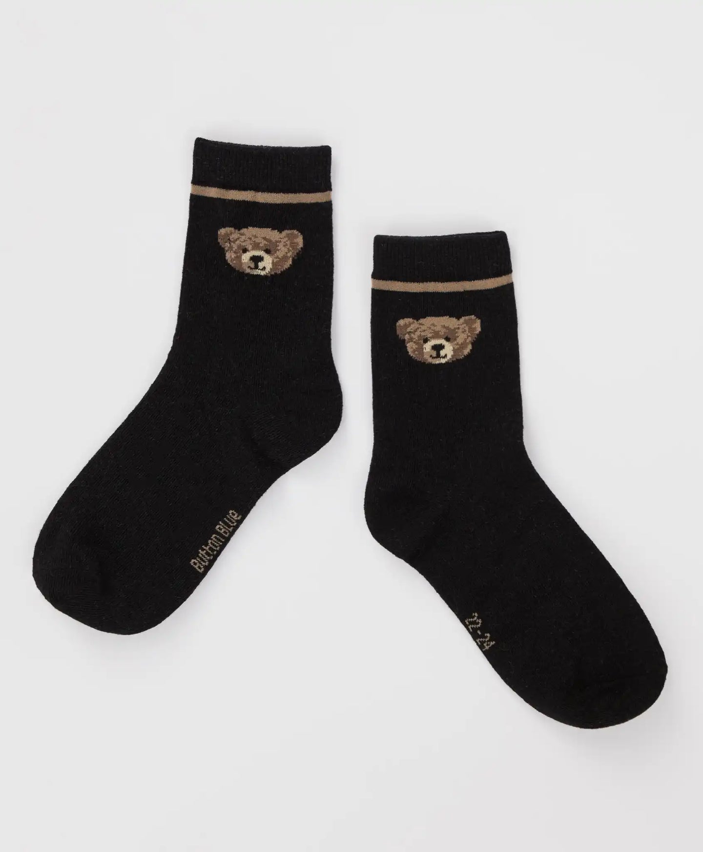 Set de două perechi de șosete înalte, multicolore, pentru băiat, Button Blue