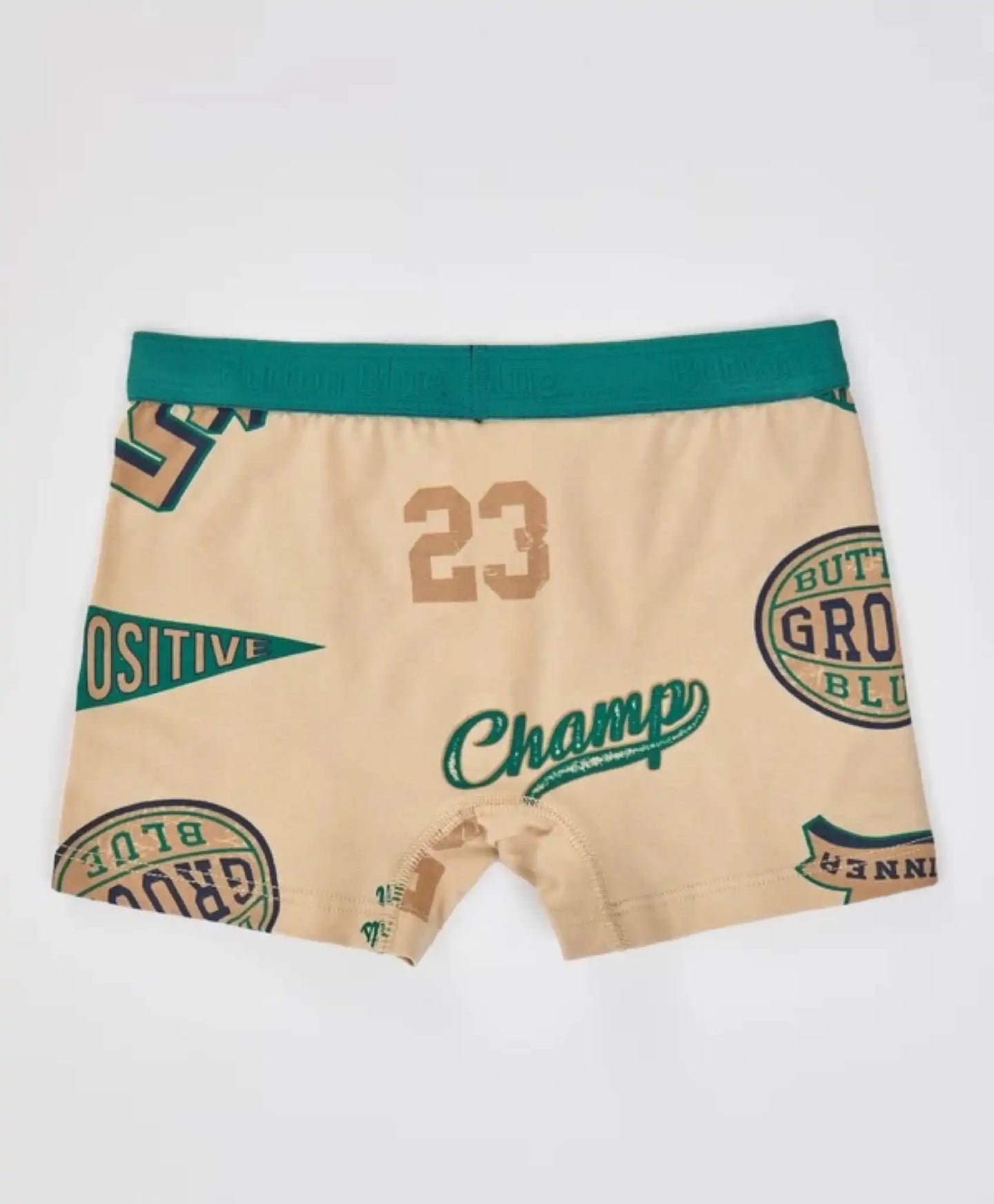 Set de boxeri din două piese, multicolor, pentru băiat, Button Blue