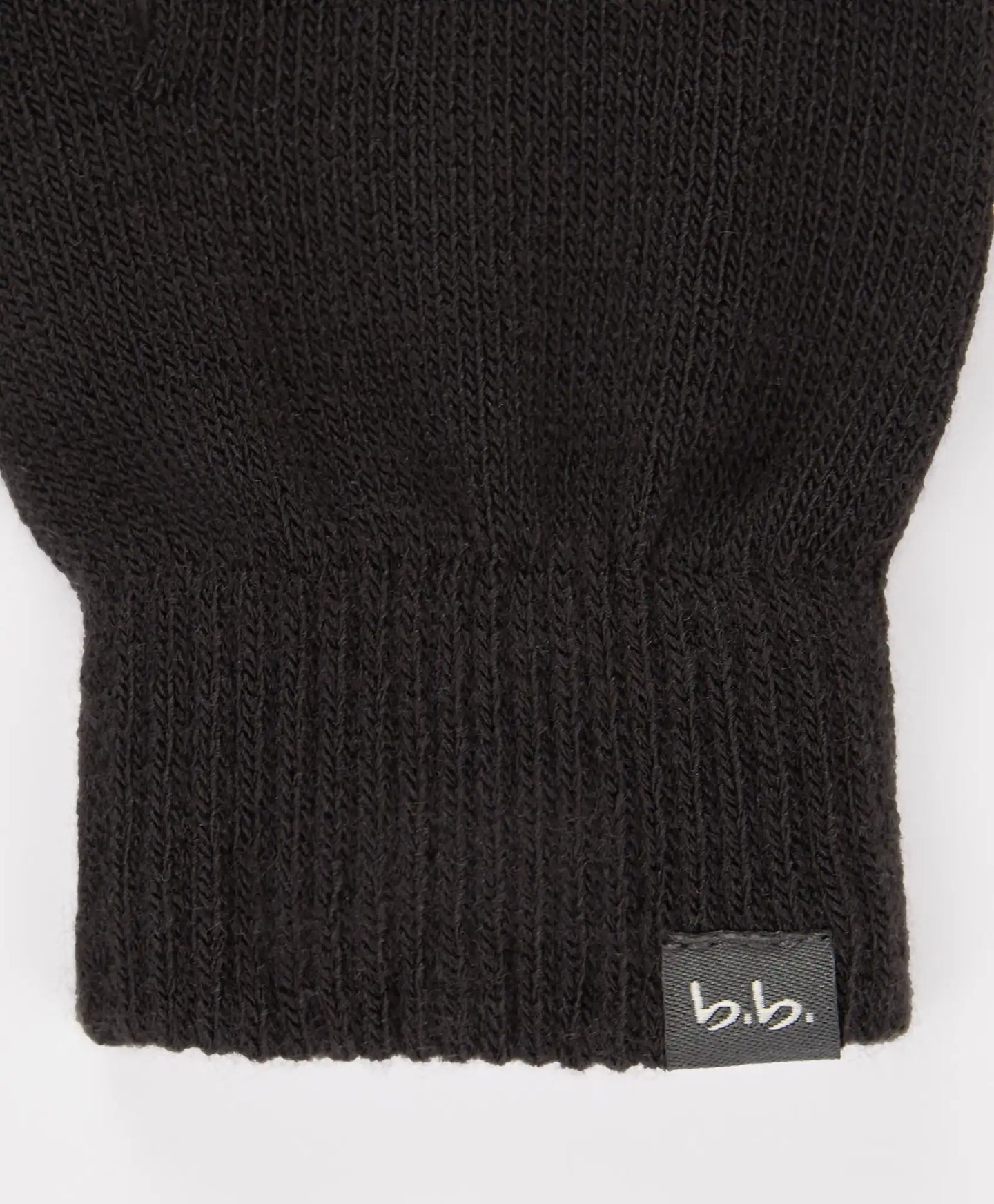 Mănuși tricotate gri pentru copii, Button Blue