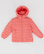 Geacă de sezon intermediar cu glugă, matlasată, coral, pentru copii, Button Blue