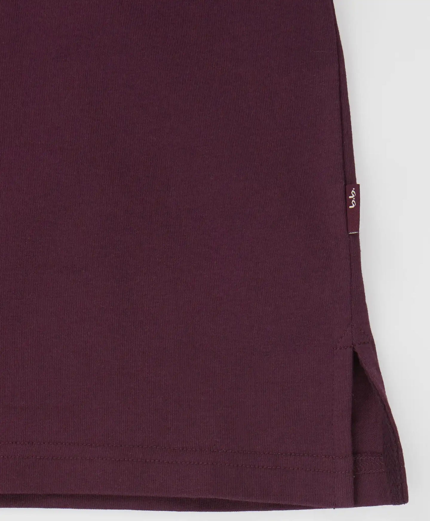 Tricou cu mâneci scurte și imprimeu reliefat mov pentru fete Button Blue