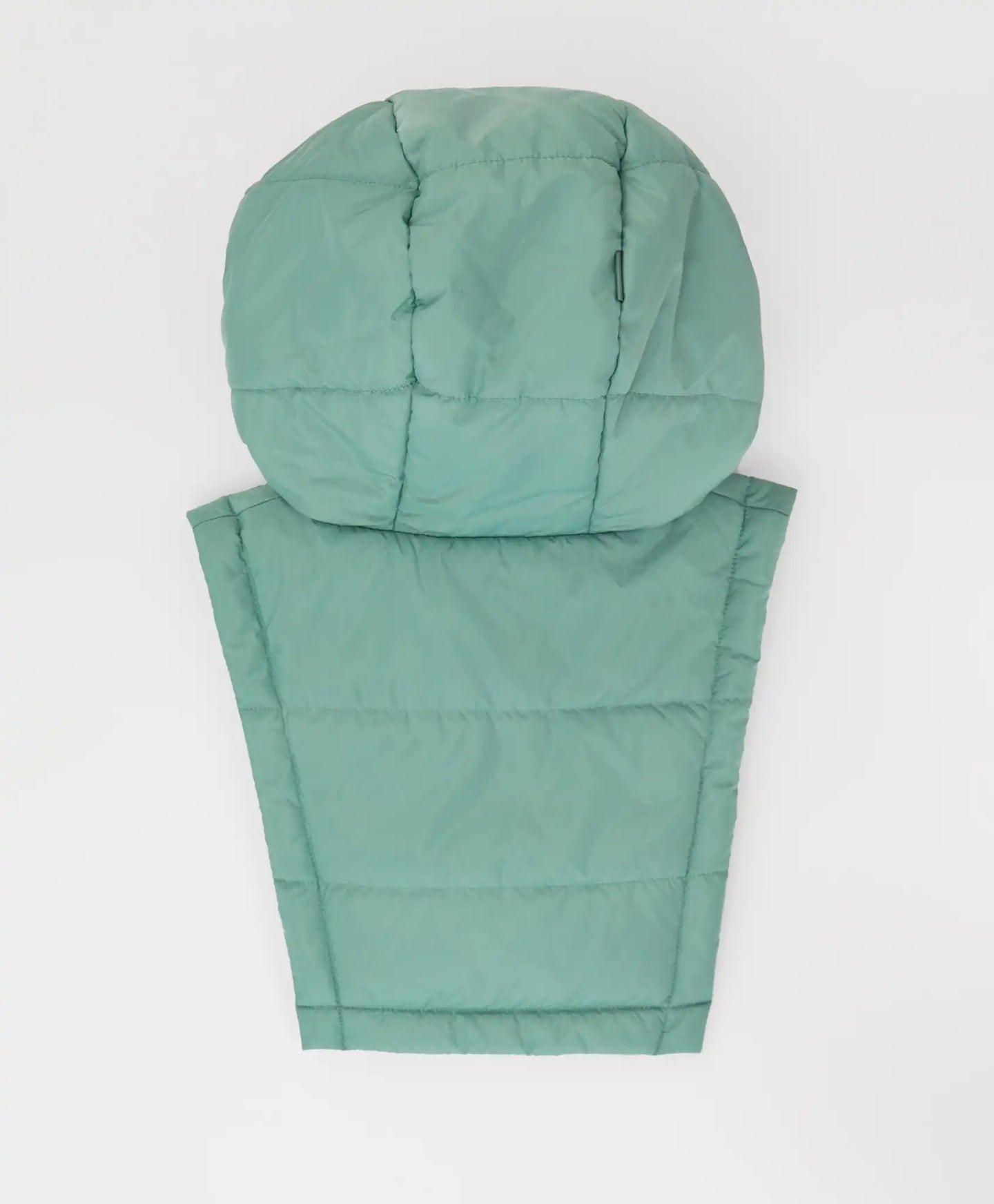 Mânecă căptușită cu glugă verde pentru fetițe Button Blue