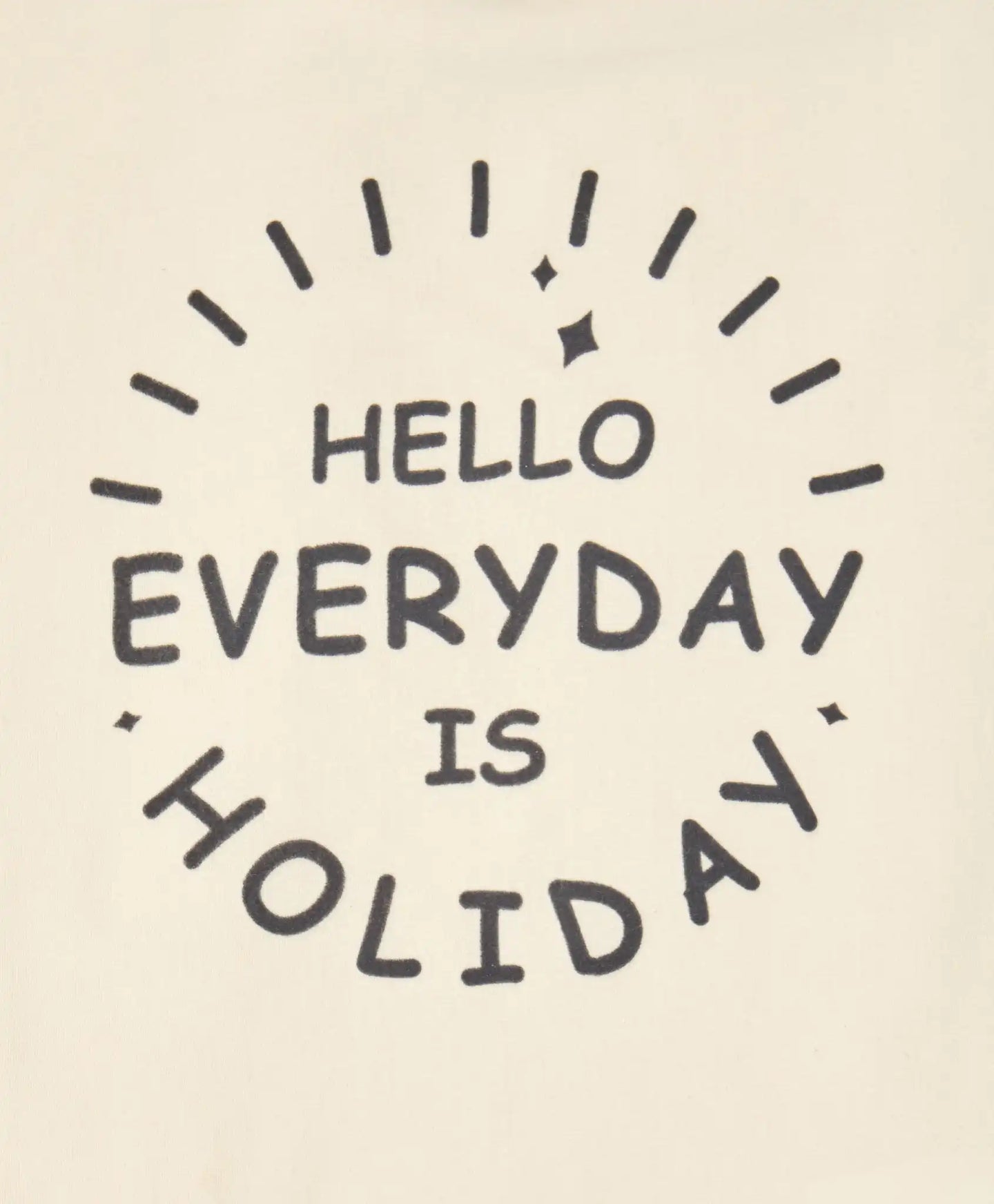 Tricou cu mâneci scurte și imprimeu moale bej pentru fete Button Blue