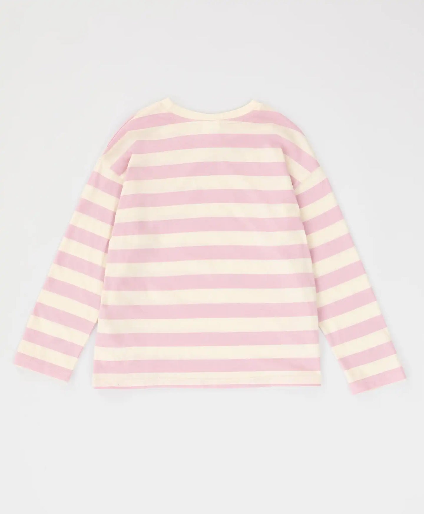 Longsleeve cu dungi multicolore pentru fete Button Blue