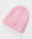 Căciulă tricotată cu tiv roz pentru fetițe Button Blue