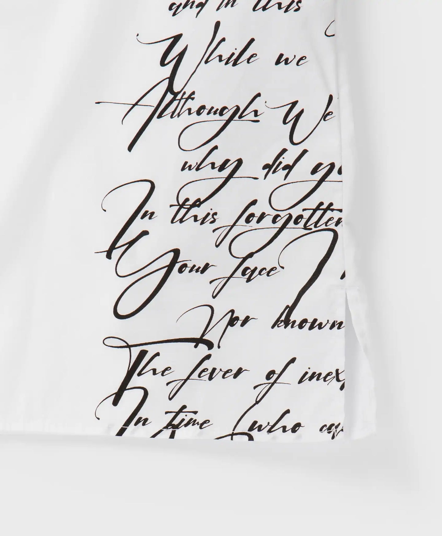 Bluză cu mâneci bufante și imprimeu, albă, Button Blue