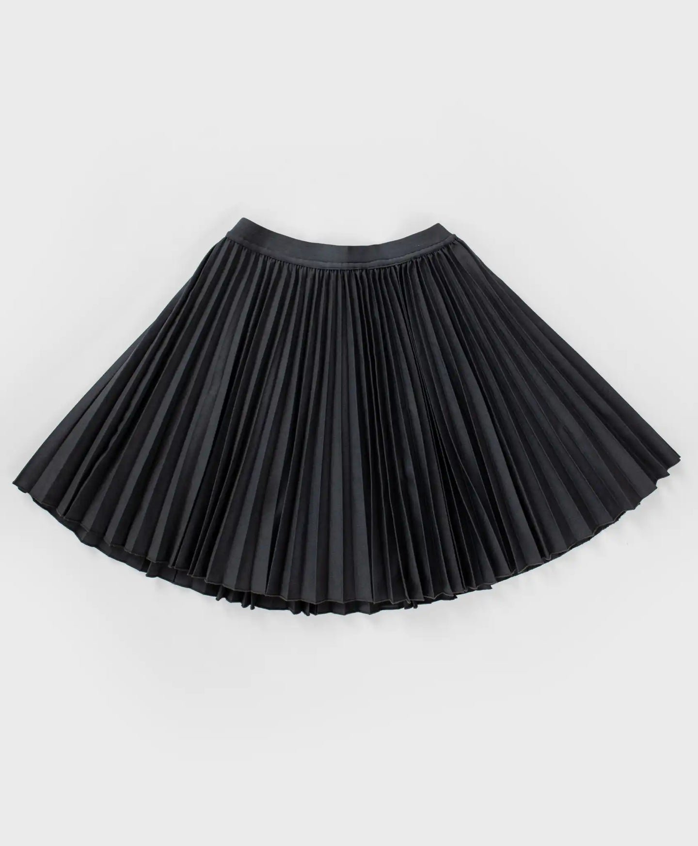 Fustă plisată cu efect gofrat, gri, Button Blue