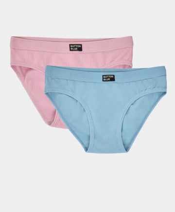 Set de chiloți din două piese, multicolor, pentru fată, Button Blue