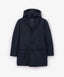 Palton din material rezistent la apă cu guler detașabil și glugă, albastru, pentru băiat, Gulliver