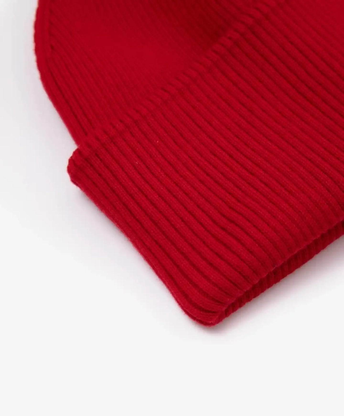 Căciulă tricotată cu tiv larg, roșie pentru băieți de la Gulliver